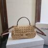 CELINE TEEN CELINE LOLA IN RAFFIA EFFECT TEXTILE(HIGH-END GRADE)