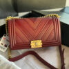 Chevron Boy Chanel Handbag