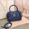 Matelasse nappa leather top-handle bag