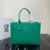 Small leather Prada Symbole bag with topstitching