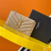 YSL CASSANDRE MATELASSÃ FRAGMENTS ZIPPED CARD CASE(HIGH-END GRADE)