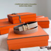 H Infini belt buckle & Reversible leather strap 24 mm