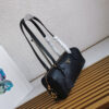 Prada Medium leather top-handle bag with padlock(high-end grade)