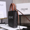 CELINE Mini Vertical Cabas IN Triomphe Canvas with Celine print