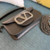 VALENTINO GARAVANI LOCO SMALL SHOULDER BAG WITH JEWEL LOGO(HIGH-END GRADE)