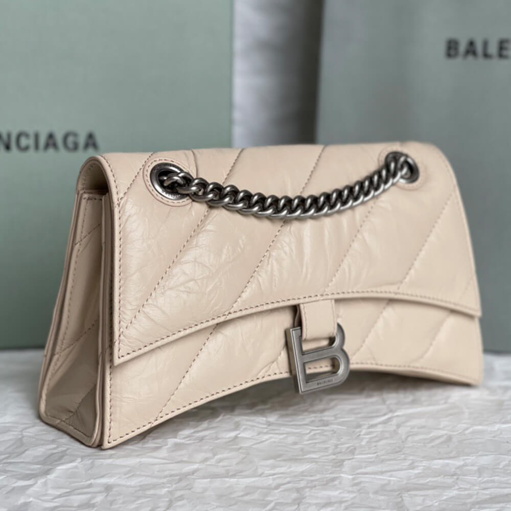 Balenciaga Women’s Crush Chain Bag Small(HIGH-END GRADE)