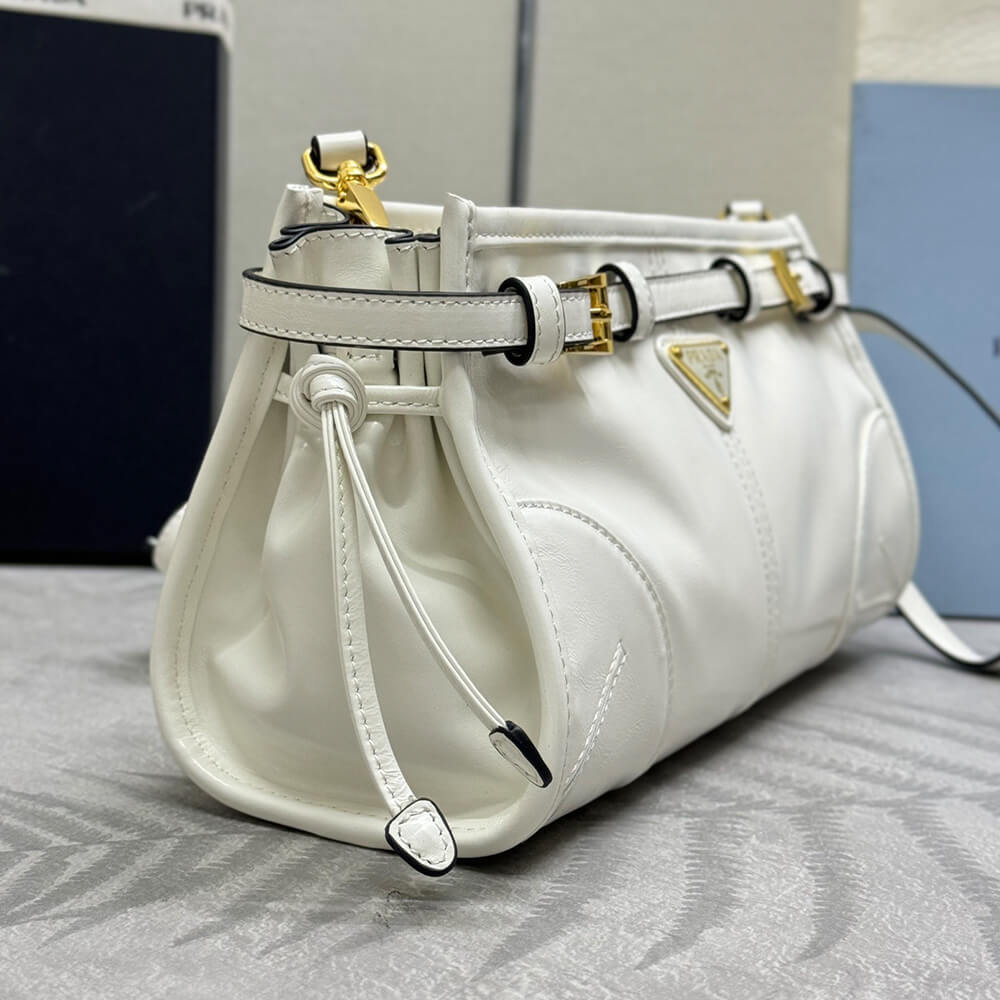 Prada Bonnie small leather shoulder bag(HIGH-END GRADE)
