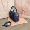 Matelasse nappa leather top-handle bag