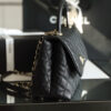 CHANEL LARGE FLAP BAG WITH TOP HANDLE(TAX-FREE GRADE)