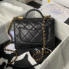 Small FLAP BAG WITH TOP HANDLE