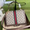 Gucci Ophidia medium top handle bag(HIGH-END GRADE)