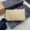 YSL kate medium in grain de poudre embossed leather
