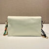 Prada Soft Sound large leather shoulder bag with charms(high-end grade)