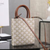 CELINE Mini Vertical Cabas IN Triomphe Canvas with Celine print