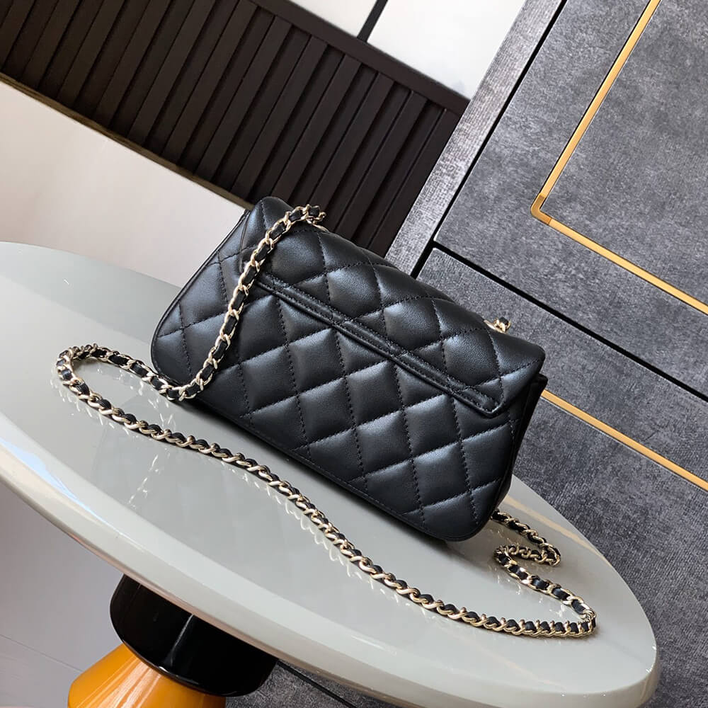 Chanel FLAP PHONE HOLDER WITH CHAIN(HIGH-END GRADE)