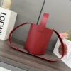 LOEWE Mini Pebble bucket in smooth calfskin(high-end grade)