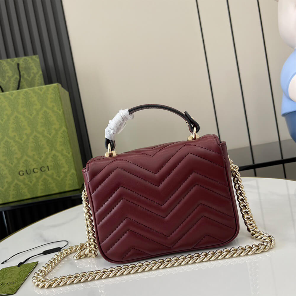 GG Marmont mini top handle bag
