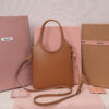 MIUMIU MINI IVY leather handbag(HIGH-END GRADE)