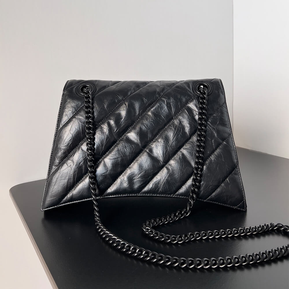 Balenciaga Women’s Crush Chain Bag Medium(HIGH-END GRADE)