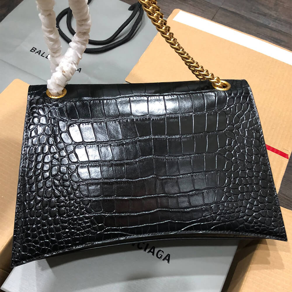 Balenciaga Women’s Crush Chain Bag Medium(HIGH-END GRADE)
