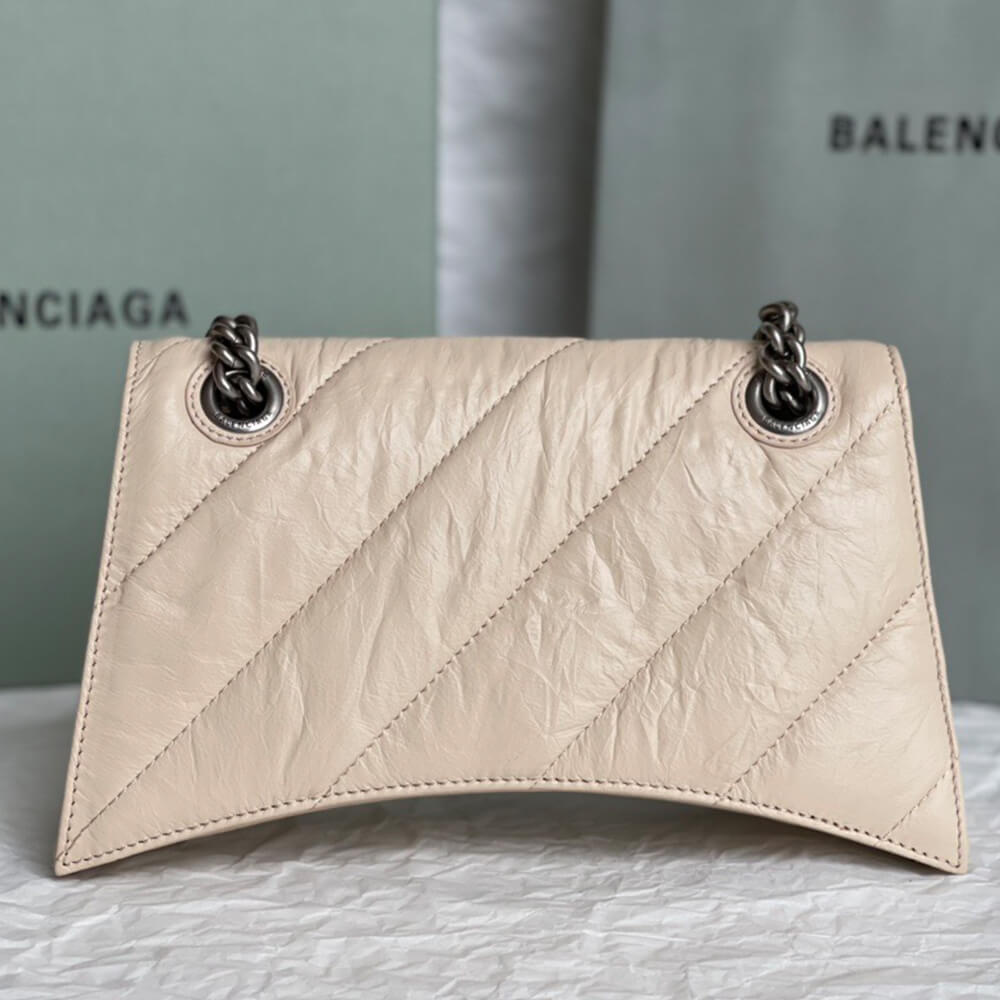 Balenciaga Women’s Crush Chain Bag Small(HIGH-END GRADE)