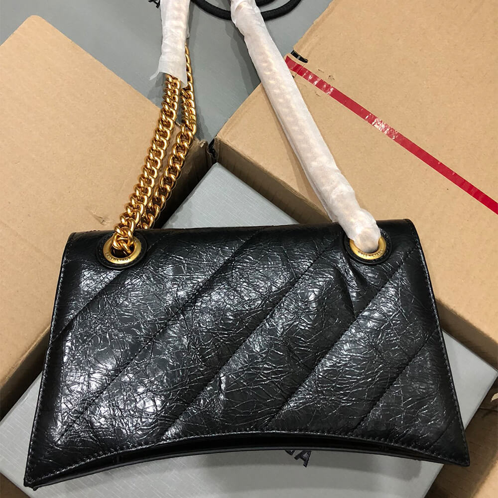 Balenciaga Women’s Crush Chain Bag Small(HIGH-END GRADE)