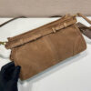 Prada Small Prada Bonnie suede shoulder bag(HIGH-END GRADE)