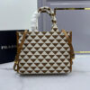 Small Prada Symbole jacquard fabric handbag