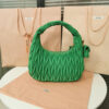 Miu Wander matelasse regenerated nylon hobo bag