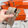 H Infini belt buckle & Reversible leather strap 24 mm