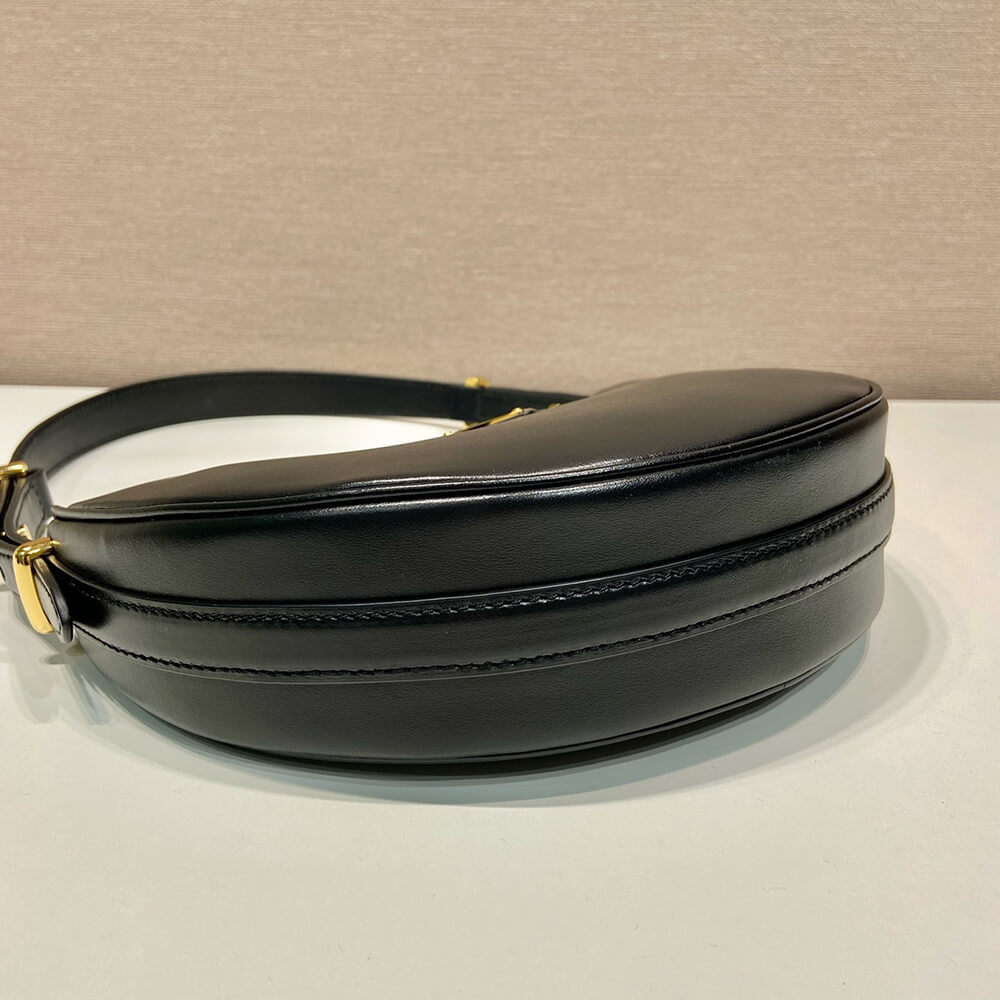 Prada ArquÃ© small leather shoulder bag(HIGH-END GRADE)