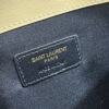 YSL uptown pouch in canvas and leather