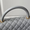 CHANEL Large Flap Bag With Top Handle(high-end grade)