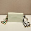 Prada Soft Sound small leather shoulder bag with charms(high-end grade)
