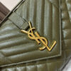 YSL envelope medium in grained leather