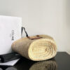 TEEN CELINE CLASSIC PANIER in Palm leaves and Calfskin(high-end grade)