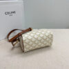 CELINE Small Boston IN Triomphe Canvas and calfskin