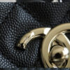 CHANEL LARGE FLAP BAG WITH TOP HANDLE(TAX-FREE GRADE)