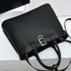 Prada Buckle medium leather handbag with double belt(high-end grade)