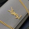 YSL kate medium in grain de poudre embossed leather