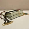 Prada Soft Sound small leather shoulder bag with charms(high-end grade)