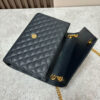 YSL envelope medium in grained leather