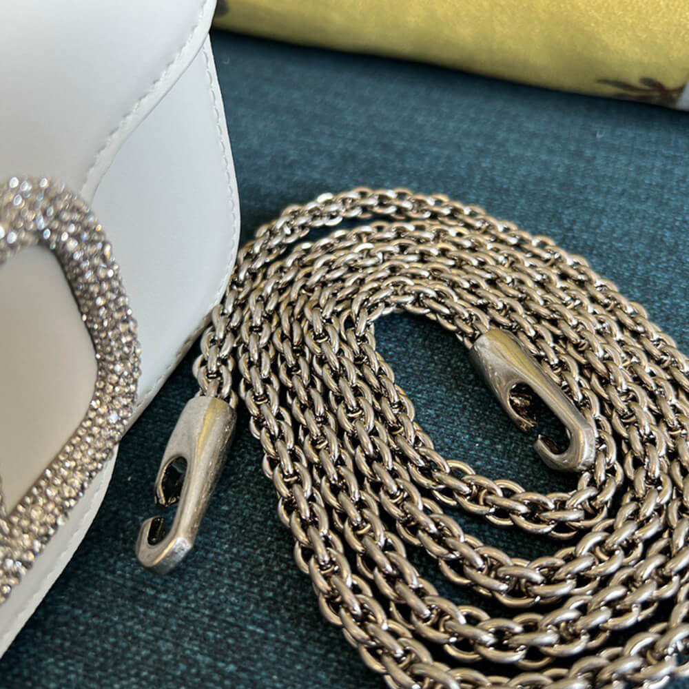 VALENTINO GARAVANI LOCO SMALL SHOULDER BAG WITH JEWEL LOGO(HIGH-END GRADE)