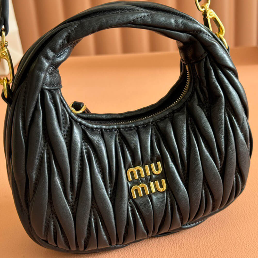 Wander matelassÃ© nappa leather hobo mini-bag(high-end grade)