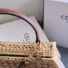 CELINE TEEN CELINE LOLA IN RAFFIA EFFECT TEXTILE(HIGH-END GRADE)