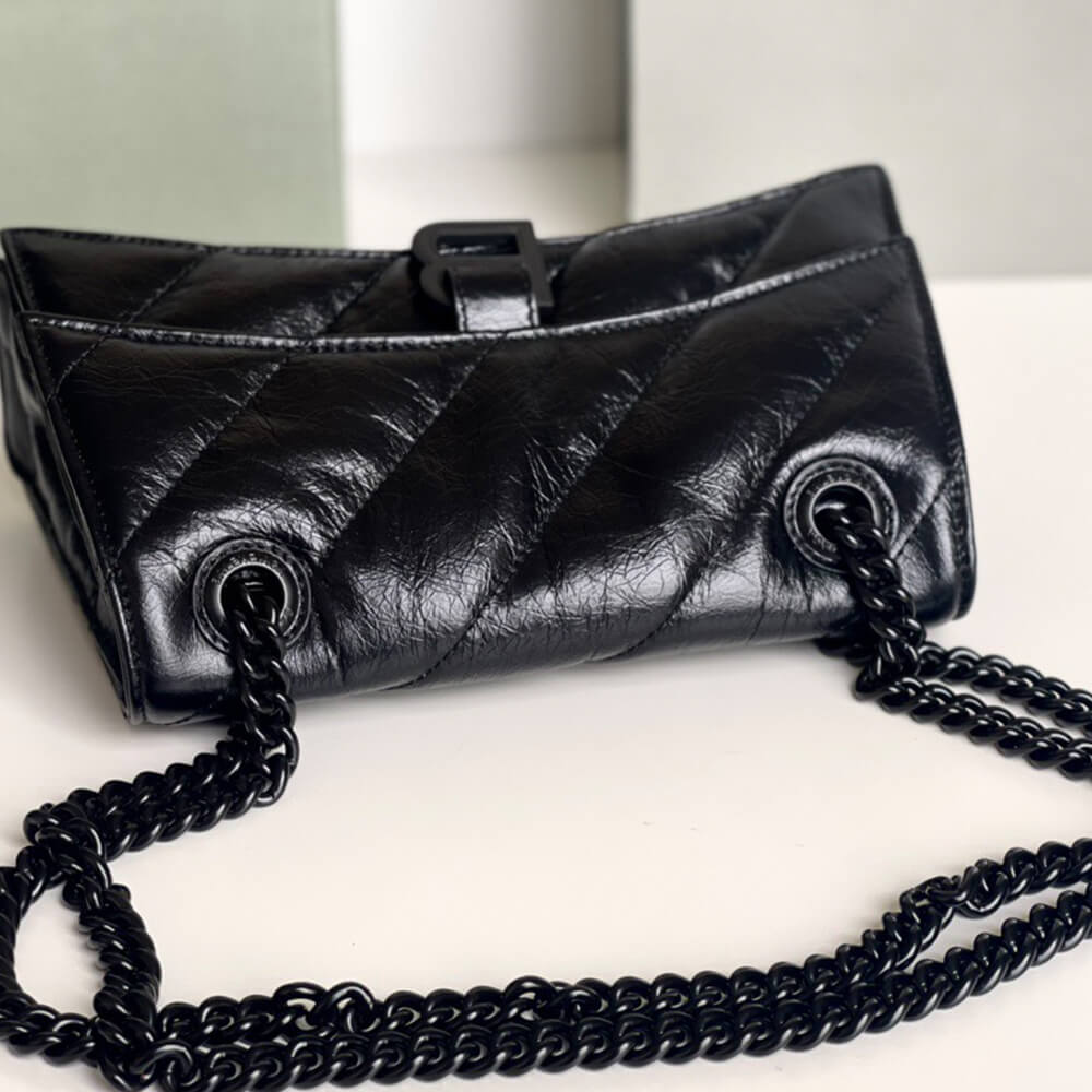 Balenciaga Women’s Crush Chain Bag Small(HIGH-END GRADE)