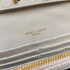 YSL classic cassandre chain wallet in grain de poudre leather