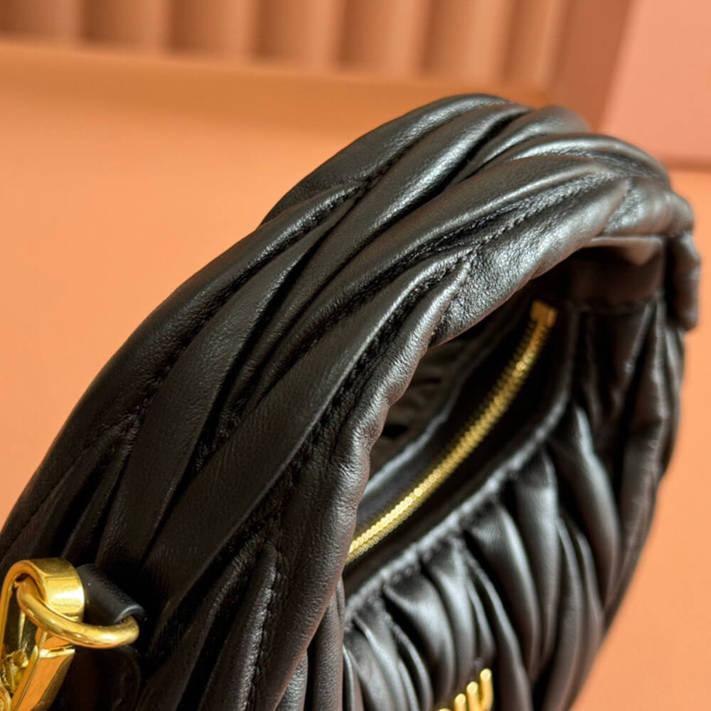 Wander matelassÃ© nappa leather hobo mini-bag(high-end grade)