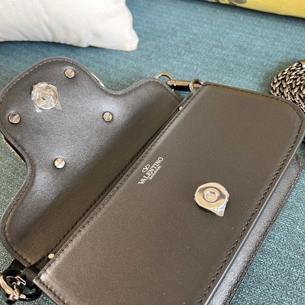 VALENTINO GARAVANI LOCO SMALL SHOULDER BAG WITH JEWEL LOGO(HIGH-END GRADE)