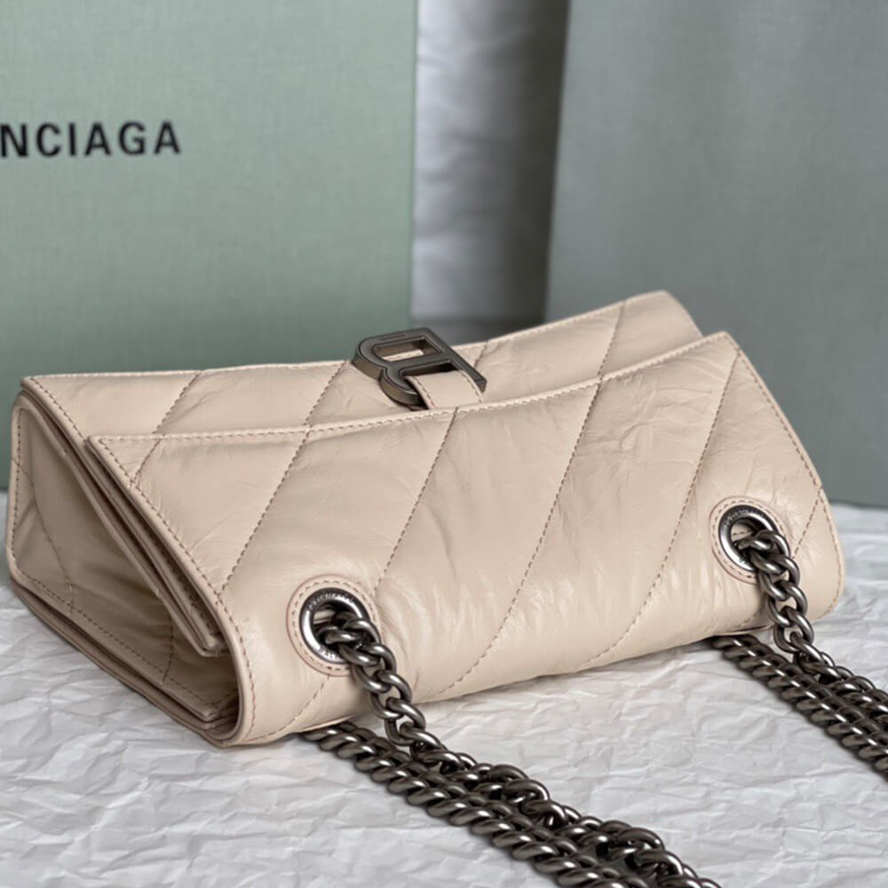 Balenciaga Women’s Crush Chain Bag Small(HIGH-END GRADE)